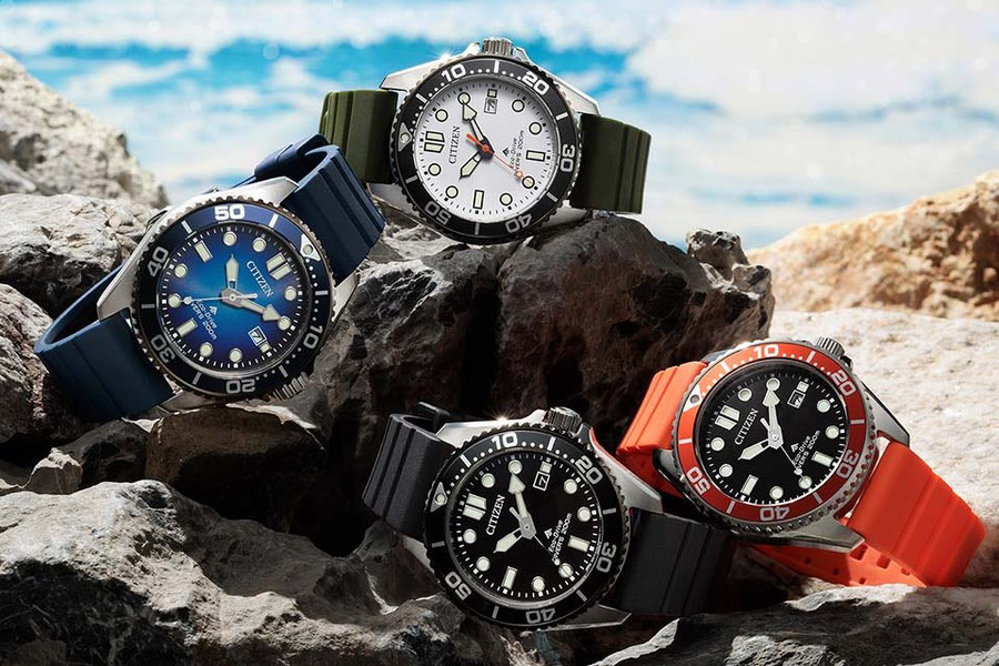 Citizen ra mắt bộ tứ Promaster Marine mới: Nâng cấp bộ máy Eco-Drive và dây đeo sinh học
