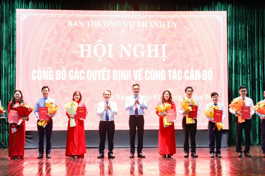 Đà Nẵng điều động, phân công, bổ nhiệm nhiều cán bộ chủ chốt