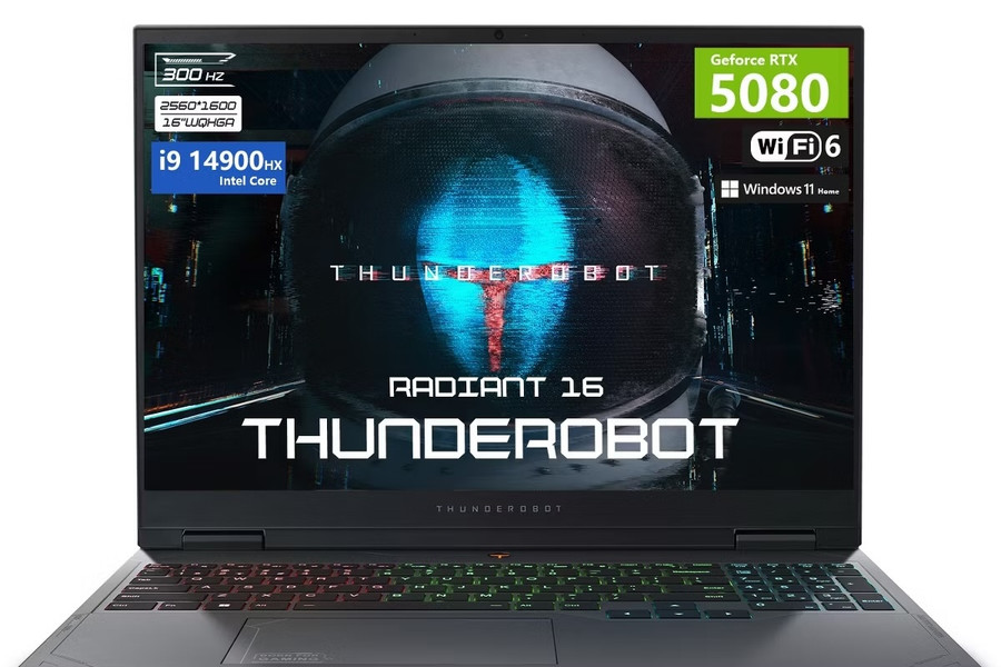 Thunderobot Radiant 16: Laptop gaming RTX 5080 và 64GB RAM giảm giá mạnh 40%