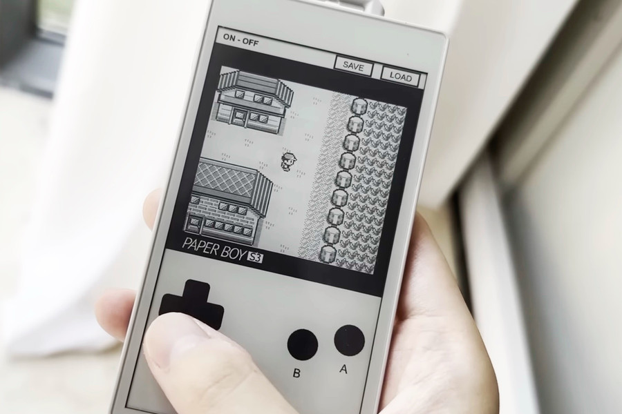 Dự án Paper Boy S3: Khi màn hình E Ink hóa thân thành máy chơi game Game Boy