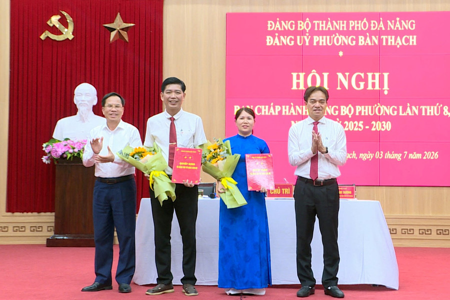 Phường Bàn Thạch kết nạp 44 đảng viên mới trong 6 tháng đầu năm 2026