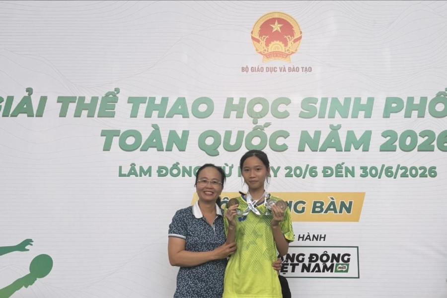 Điểm sáng của bóng bàn học trò Đà Nẵng
