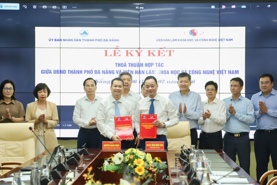 Đà Nẵng và Viện Hàn lâm Khoa học và Công nghệ Việt Nam hợp tác phát triển khoa học, công nghệ