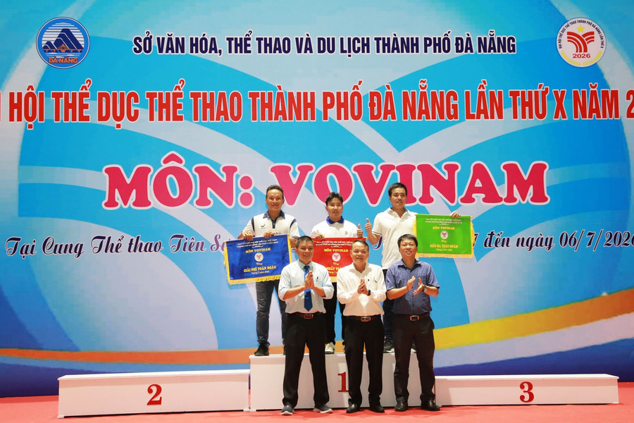 Phường Hội An Tây giành giải Nhất toàn đoàn môn Vovinam Đại hội Thể dục thể thao thành phố Đà Nẵng