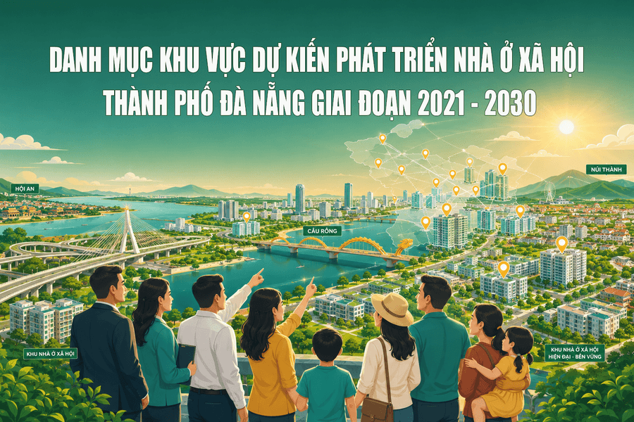Danh mục khu vực dự kiến phát triển nhà ở xã hội thành phố Đà Nẵng giai đoạn 2021 - 2030