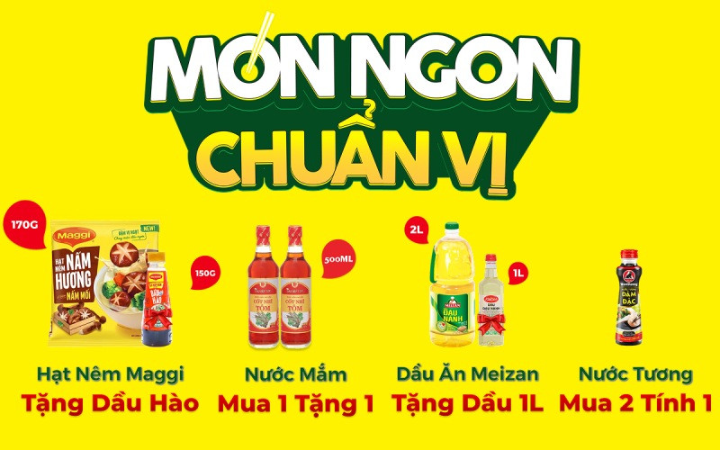 Mẹo sắm gia vị bếp núc tiết kiệm đến 70.000 đồng trong tháng 7