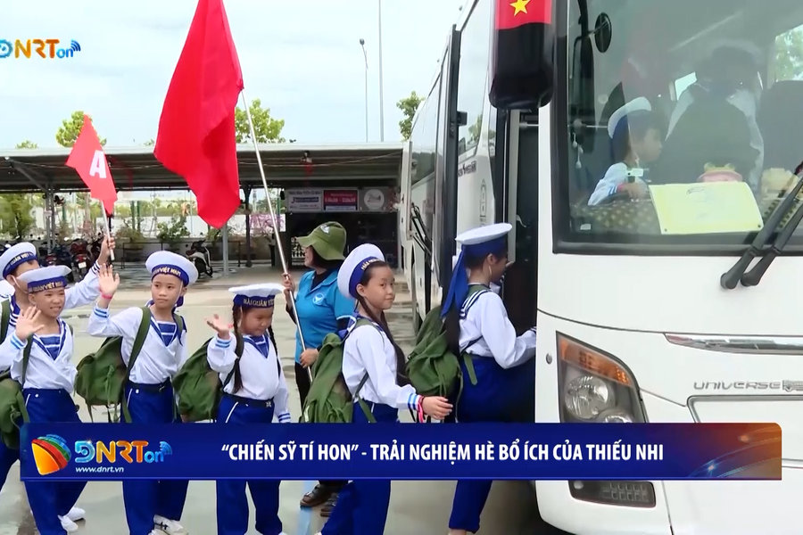 “Chiến sĩ tí hon”: Trải nghiệm hè bổ ích của thiếu nhi
