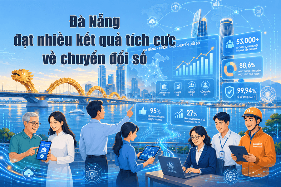 Đà Nẵng đạt nhiều kết quả tích cực về chuyển đổi số