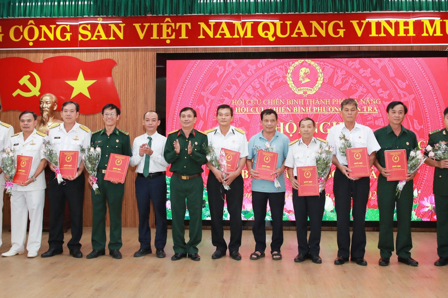 Phường Sơn Trà thành lập 41 chi hội cựu chiến binh khu dân cư