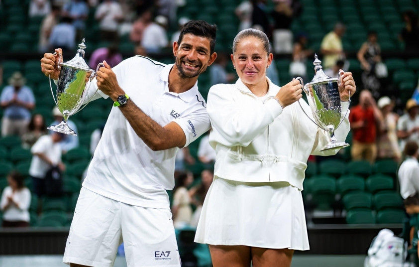 Jelena Ostapenko và Marcelo Arevalo đăng quang đôi nam nữ Wimbledon 2026 sau màn ngược dòng kịch tính