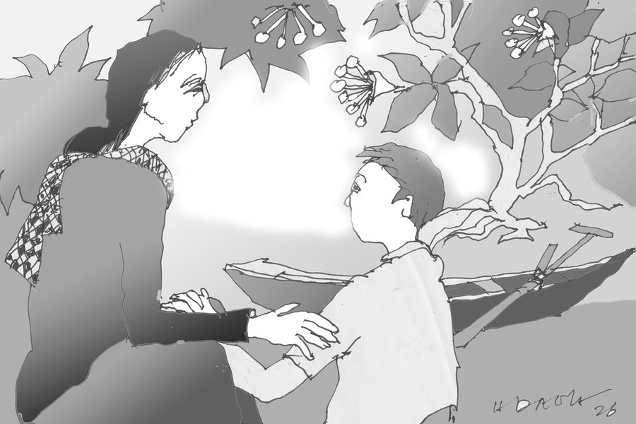 Bông nắng giữa đêm