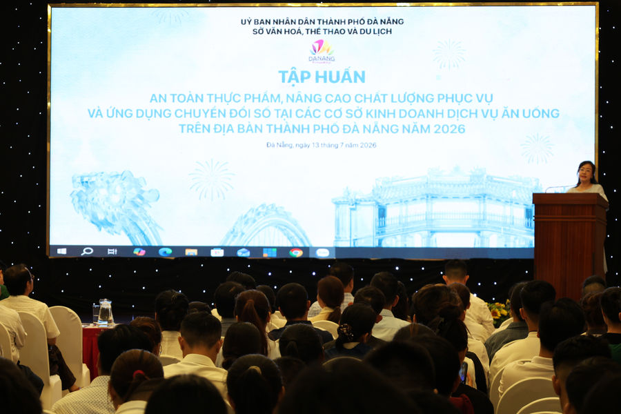 Đà Nẵng tập huấn bảo đảm an toàn thực phẩm tại cơ sở ăn uống phục vụ khách du lịch