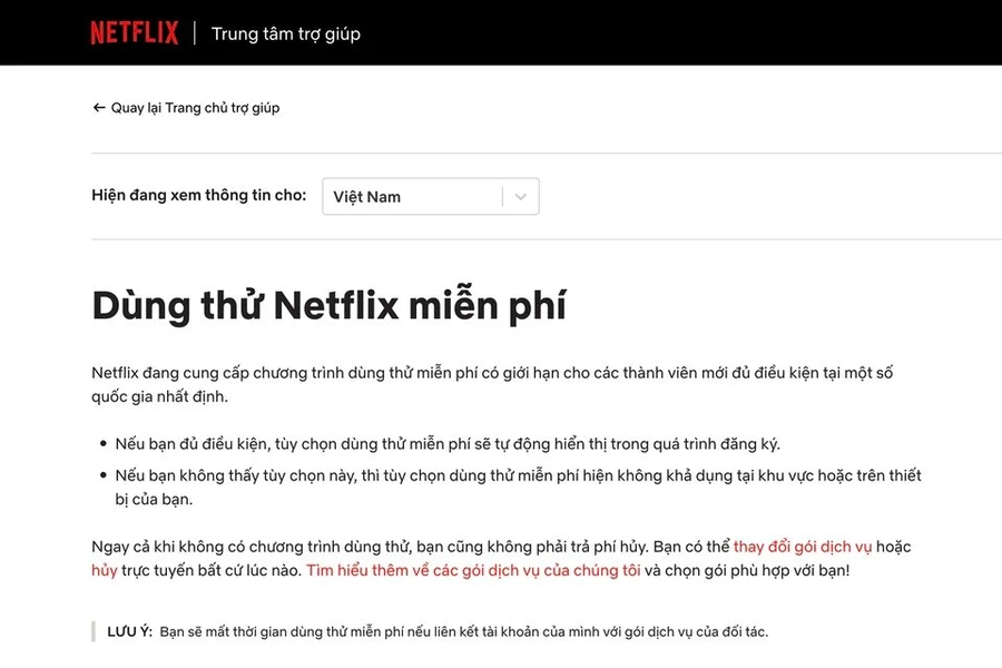 Netflix bất ngờ mở lại dùng thử 30 ngày tại Việt Nam: Vì sao không phải ai cũng nhận được?