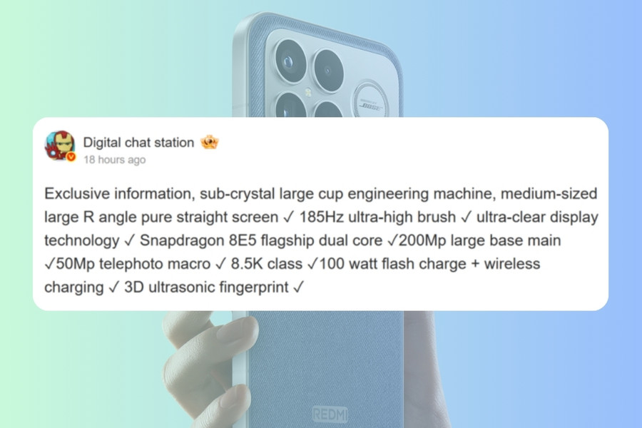 Redmi K100 Pro: Flagship gaming lộ diện với pin 9.000mAh và màn hình 185Hz