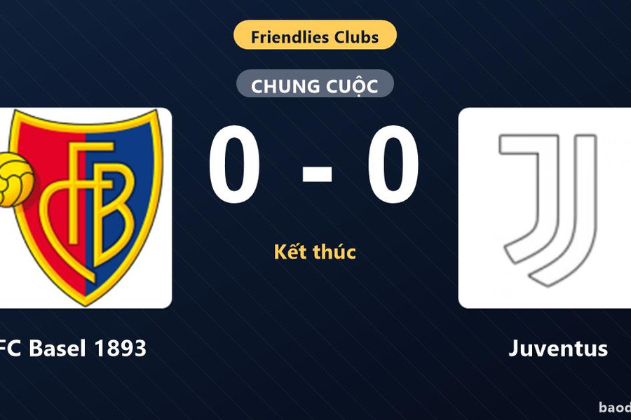 FC Basel 1893 và Juventus bất phân thắng bại trong trận cầu không bàn thắng