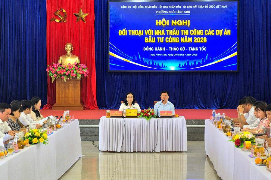 Phường Ngũ Hành Sơn đối thoại gỡ khó, tăng tốc dự án đầu tư công