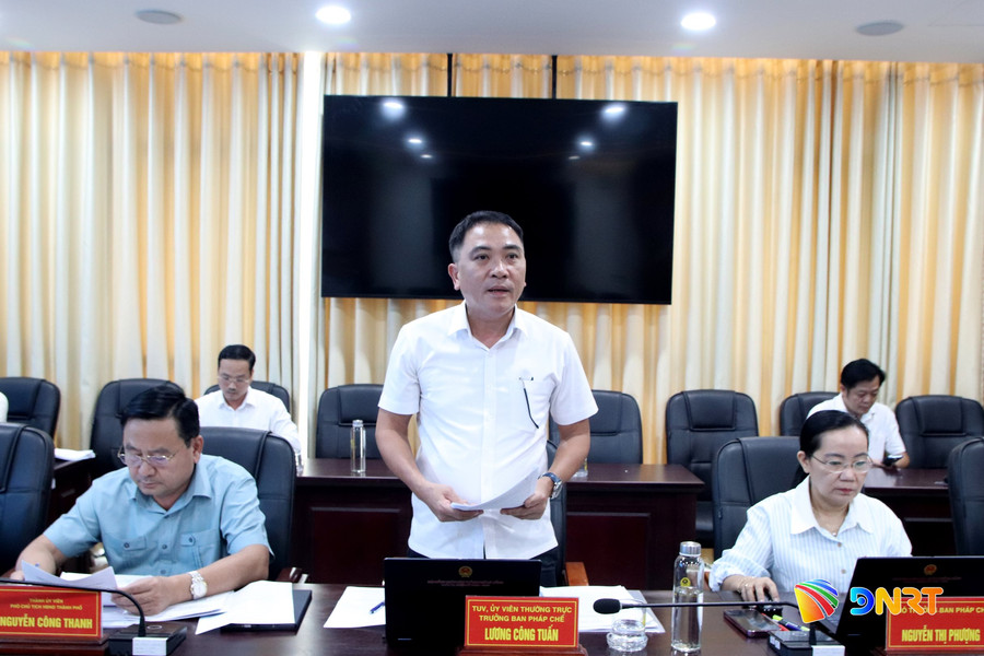 Thẩm tra nội dung lĩnh vực pháp chế trình kỳ họp thường lệ giữa năm 2026 của HĐND thành phố Đà Nẵng