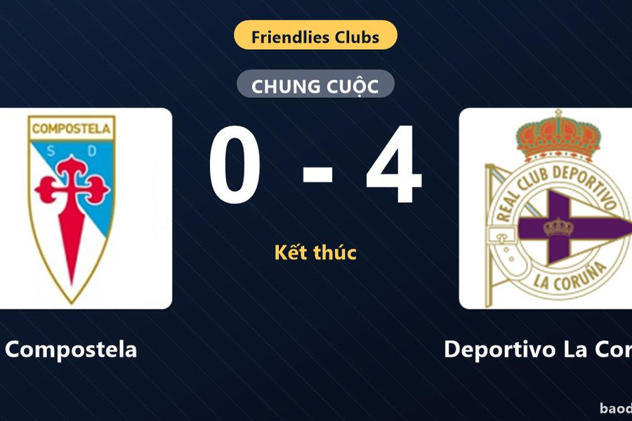 Deportivo La Coruna thắng đậm, Compostela nhận thất bại nặng nề