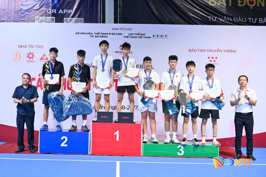 Đà Nẵng giành 7 huy chương tại Giải Pickleball các nhóm tuổi trẻ quốc gia