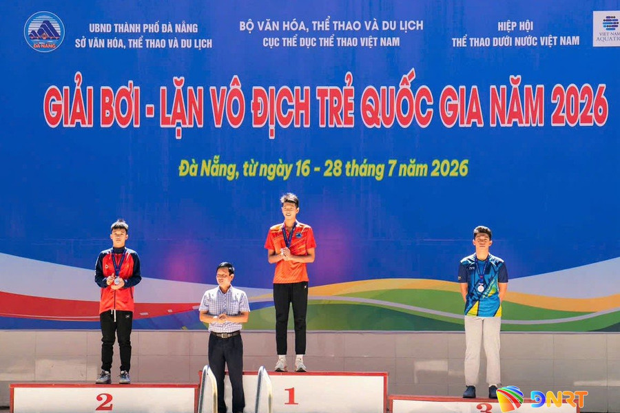 Đà Nẵng xếp Nhì toàn đoàn tại Giải lặn vô địch trẻ quốc gia