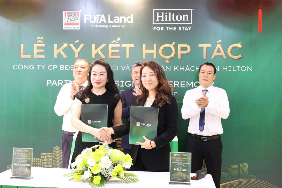 FUTA Land hợp tác cùng Hilton, mở rộng hệ sinh thái khách sạn và dịch vụ lưu trú theo tiêu chuẩn quốc tế