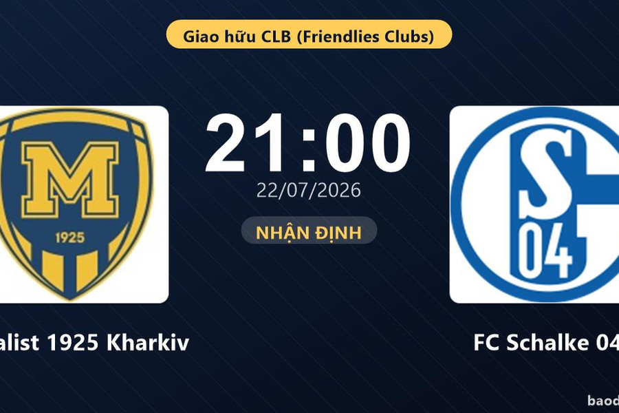 Nhận định Metalist 1925 Kharkiv vs FC Schalke 04: đội hình dự kiến