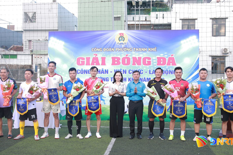 Phường Thanh Khê khai mạc giải bóng đá công nhân, viên chức, lao động năm 2026