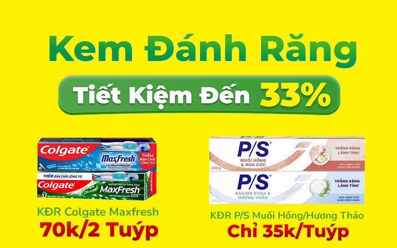 Mẹo săn kem đánh răng Colgate và P/S giá rẻ giúp tiết kiệm chi phí sinh hoạt