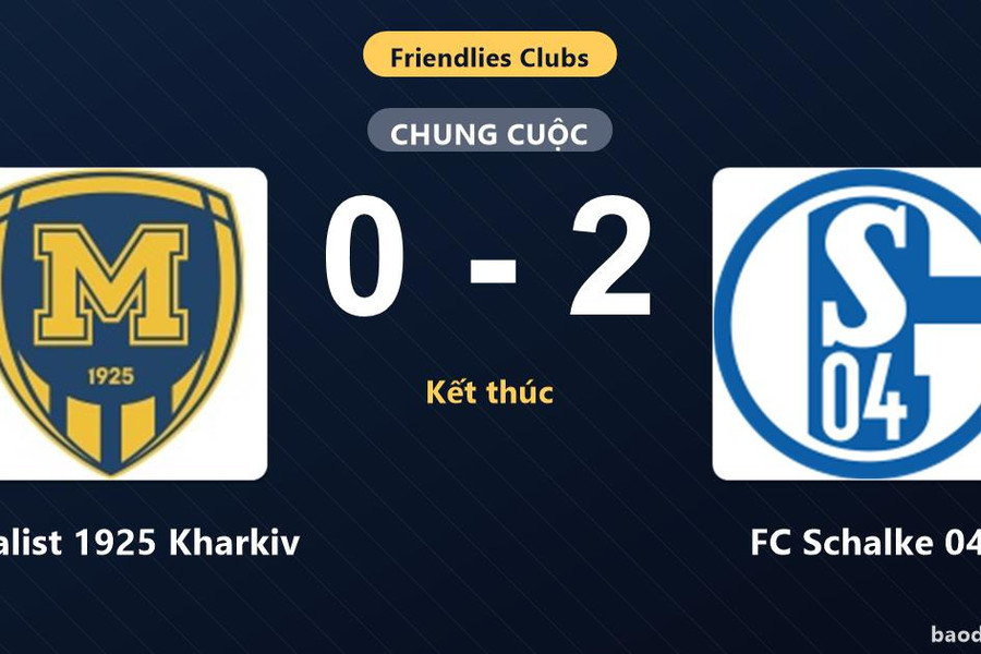 FC Schalke 04 thắng trận giao hữu, Metalist 1925 Kharkiv trắng tay
