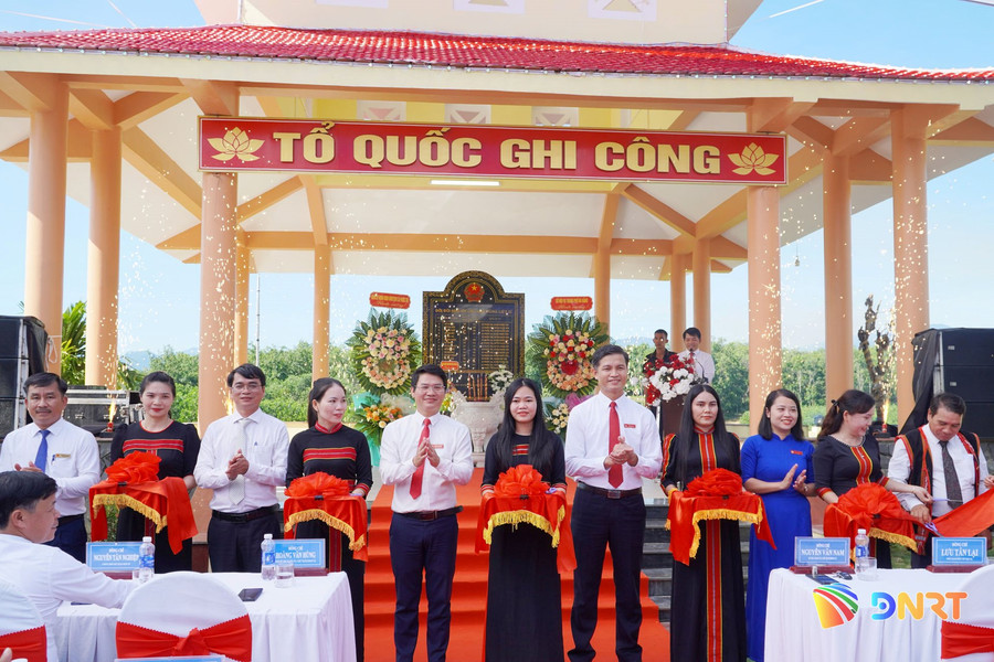Khánh thành Bia ghi danh liệt sĩ xã Phước Trà