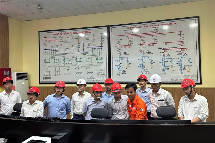 Tập đoàn Điện lực Việt Nam kiểm tra an toàn công trình và công tác phòng chống thiên tai tại Công ty Cổ phần Thủy điện A Vương