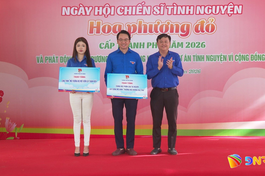 Đà Nẵng: Sôi nổi Ngày hội chiến sĩ tình nguyện “Hoa phượng đỏ” năm 2026