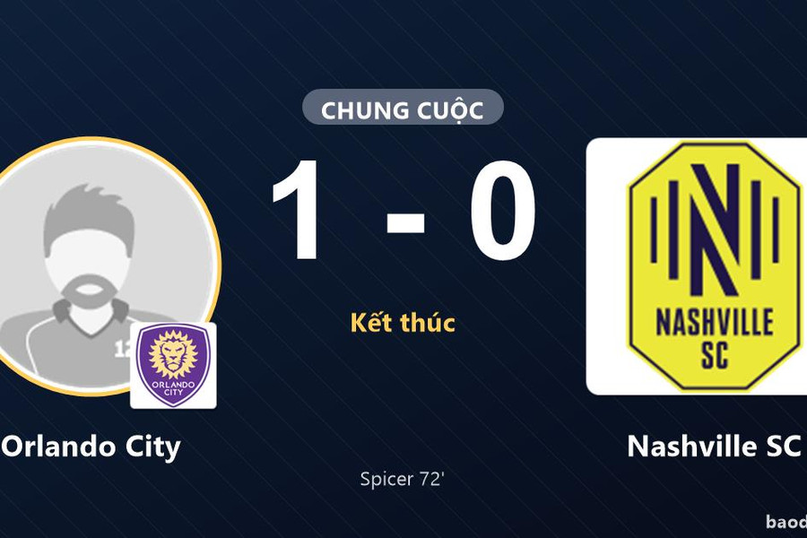 Orlando City hạ Nashville SC, đội đầu bảng giành vé, chủ nhà chờ đợi