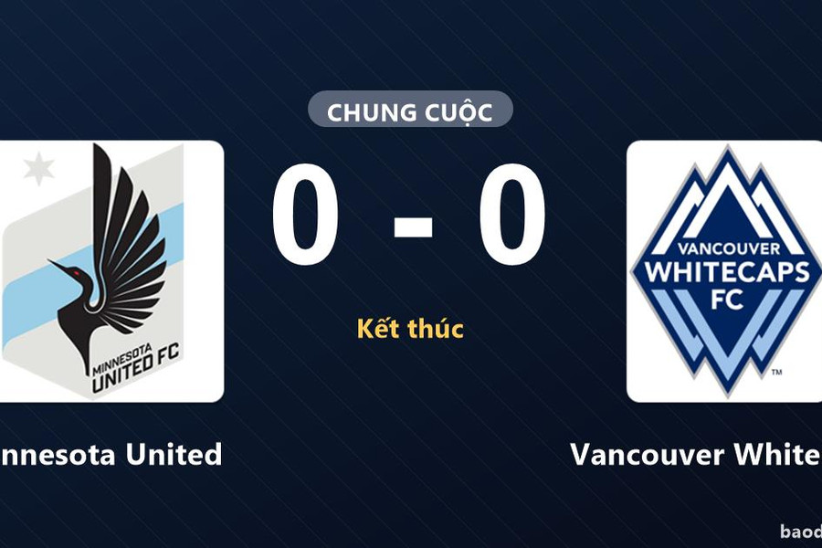Vancouver Whitecaps giữ ngôi đầu, Minnesota United nín thở chờ suất đi tiếp