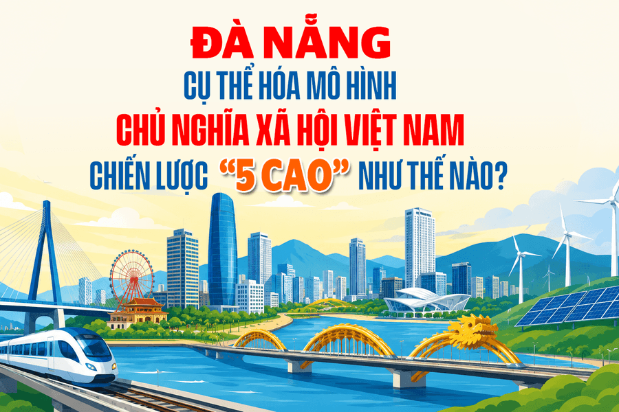 [Infographic] - Đà Nẵng cụ thể hóa mô hình chủ nghĩa xã hội Việt Nam qua chiến lược “5 cao” như thế nào?