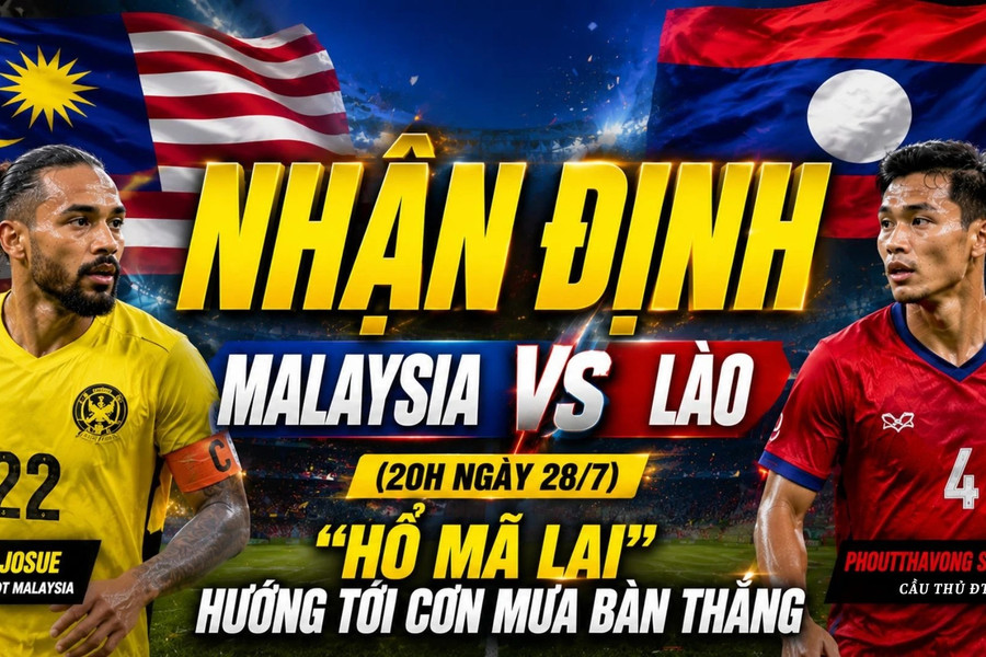 Malaysia vs Lào: Harimau Malaya trước cơ hội nới rộng kỷ lục 11 trận thắng