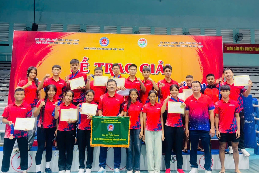 Đà Nẵng giành 9 huy chương tại Giải vô địch trẻ Kickboxing toàn quốc