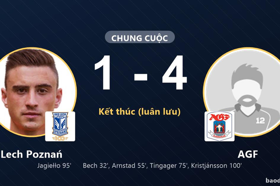 AGF vượt qua Lech Poznań sau loạt luân lưu tại Enea stadion