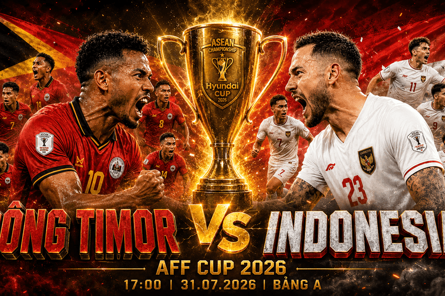 Timor Leste vs Indonesia AFF Cup 2026: Garuda áp đảo tuyệt đối, Mitchell Baker hướng tới mưa bàn thắng