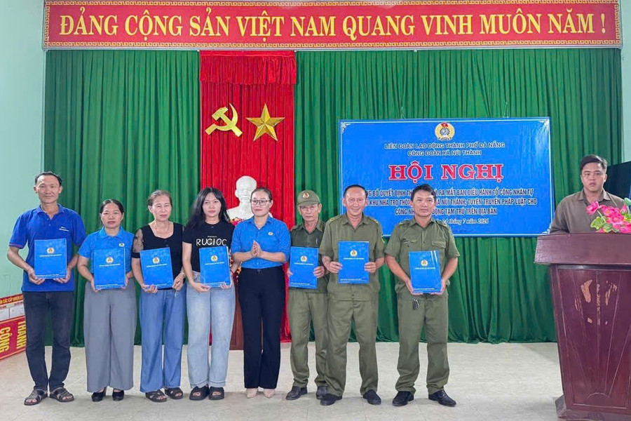 Công nhân tự quản nhà trọ ở Khu kinh tế mở Chu Lai