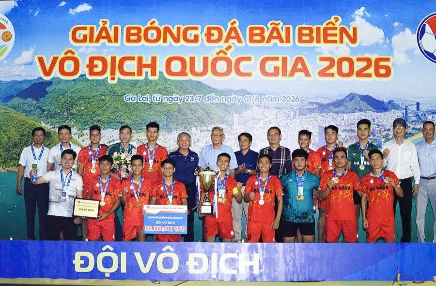 Đà Nẵng vô địch Giải bóng đá bãi biển quốc gia
