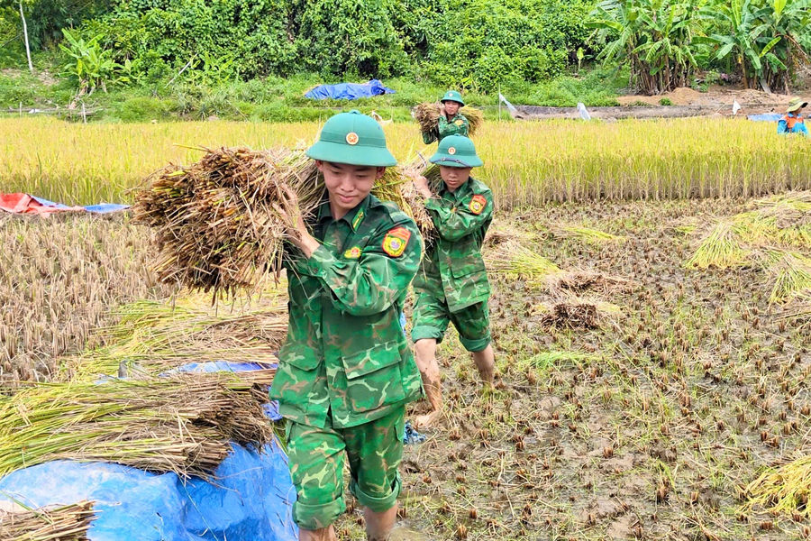 Tuổi trẻ Bộ đội Biên phòng hưởng ứng “Ngày thứ Bảy tình nguyện”
