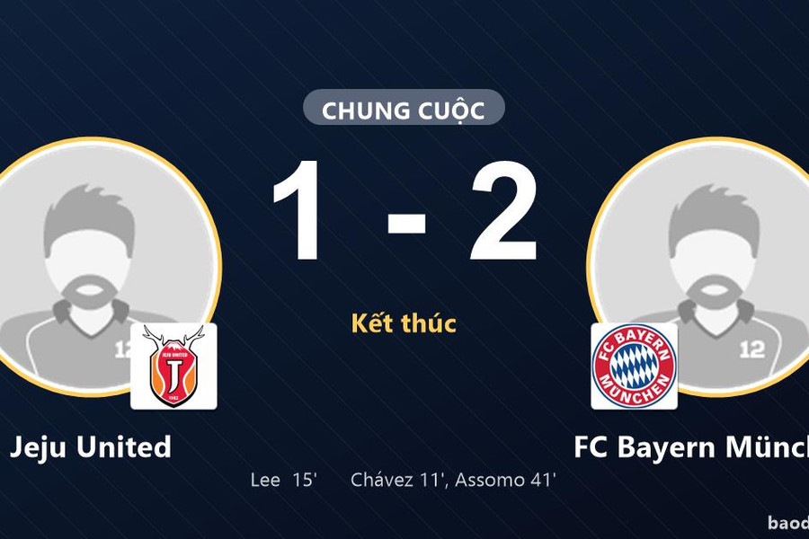 FC Bayern München thắng tại Jeju, chủ nhà rượt đuổi bất thành