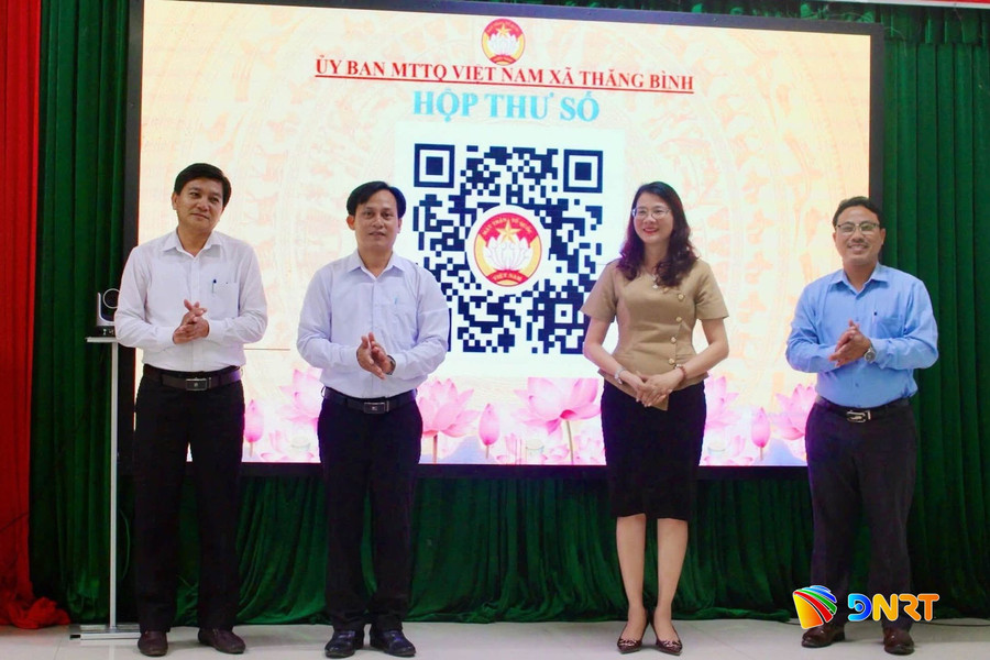 Thăng Bình ra mắt mô hình “Hộp thư số mặt trận - Lắng nghe dân nói”