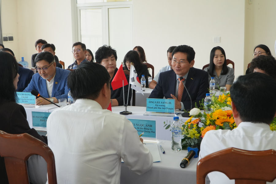 Quảng Phú và thành phố Yongin (Hàn Quốc) thúc đẩy hợp tác vì phát triển cộng đồng