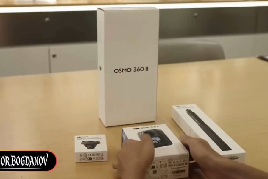 DJI Osmo 360 II lộ video thực tế với pin 2.150 mAh trước ngày ra mắt cạnh tranh Insta360 X6