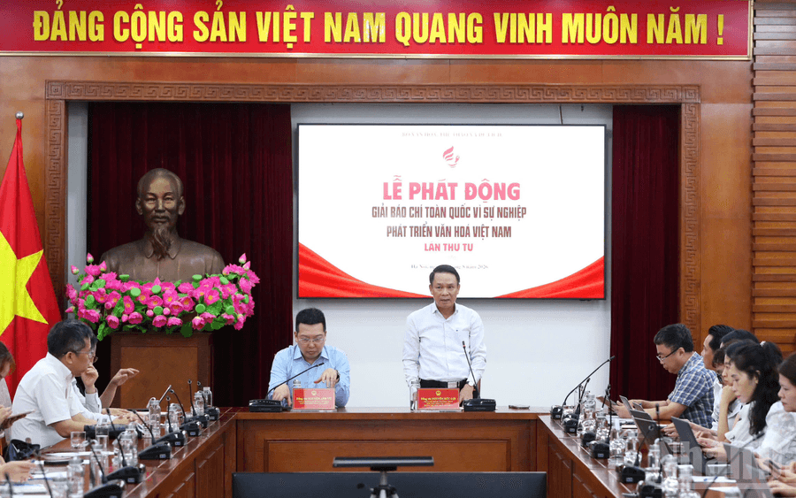 Phát động Giải Báo chí toàn quốc “Vì sự nghiệp phát triển văn hóa Việt Nam” năm 2026