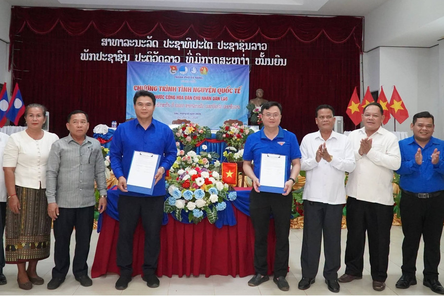 Thành đoàn Đà Nẵng và Tỉnh đoàn Salavan (Lào) ký kết Bản ghi nhớ hợp tác
