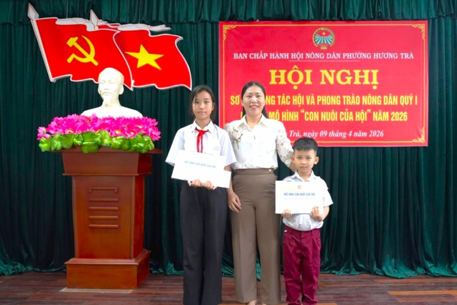Lan tỏa nghĩa tình từ mô hình “Con nuôi của hội”