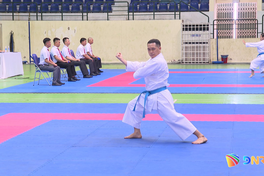 176 vận động viên tham gia Giải Karate Đại hội Thể dục thể thao thành phố Đà Nẵng
